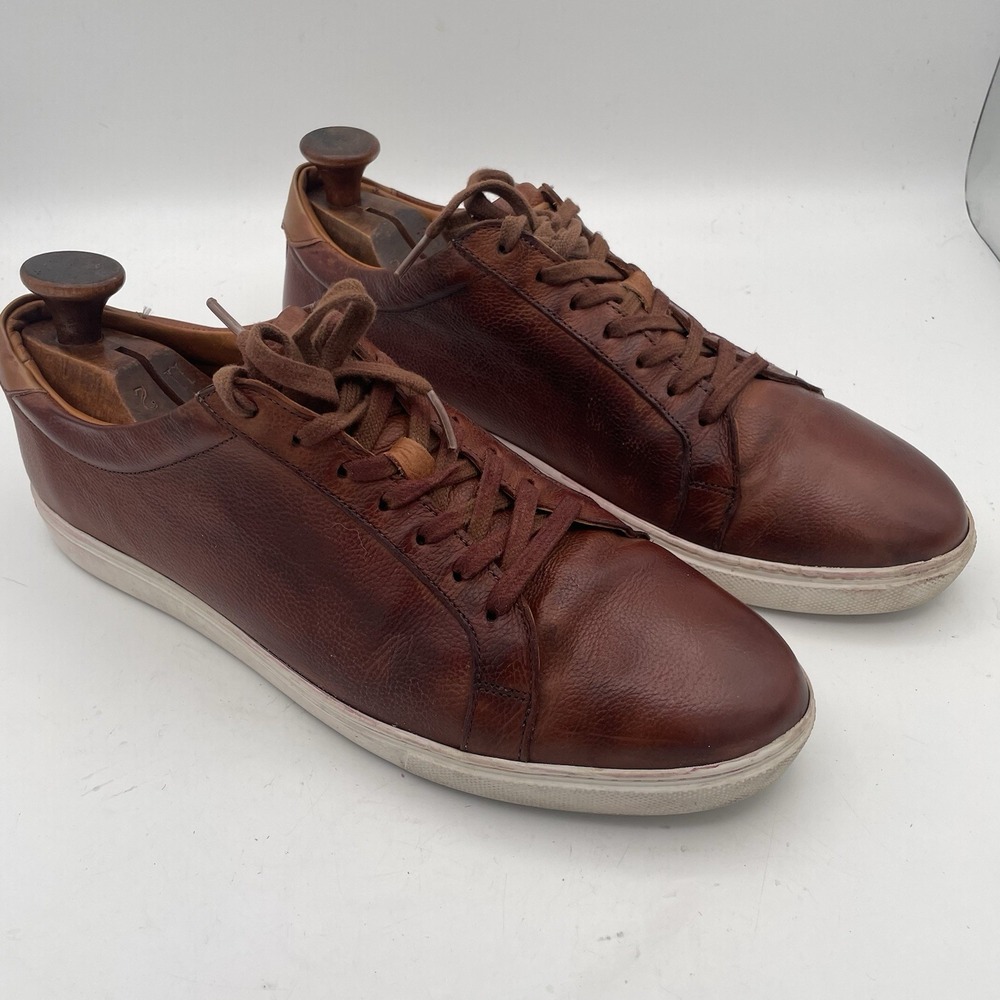 Allen Edmonds Brown Leather Sneakers